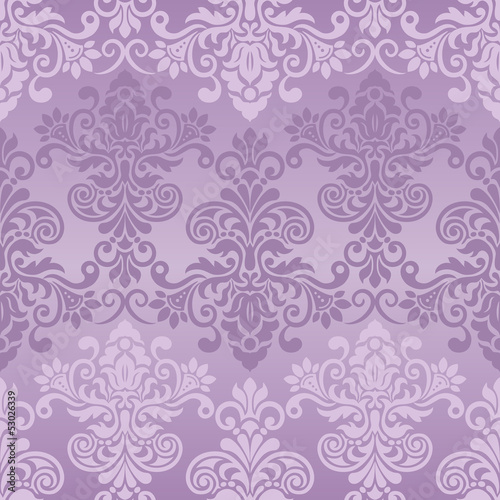  Seamless vintage pattern in purple