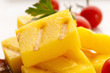 Photo: Polenta taragna with sauce and tomatoes Polenta taragna with sauce and tomatoes