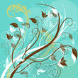 Abstract Floral Background