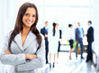 Foto: Successful business woman standing Successful business woman standing