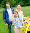 Photo: Family camping in the park Family camping in the park