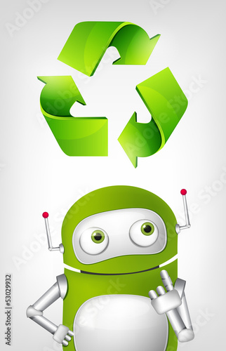 Vector: Green Robot Green Robot