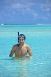 young guy with diving mask