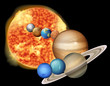 Sun and planets