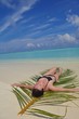 happy woman at summer