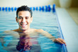 Guy in swimming pool
