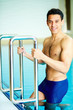 Happy swimmer