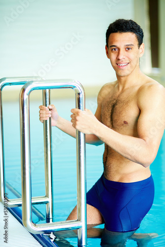 Photo: Happy swimmer Happy swimmer