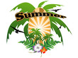 Vektor: summer background summer background