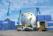 International transport, docks