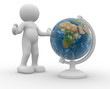 Illustration: Earth globe Earth globe