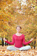 Photo: Meditating in autumn Meditating in autumn