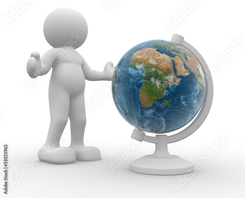 Illustration: Earth globe Earth globe