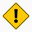 Diamond road sign