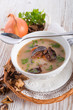 Foto: stone mushroom soup stone mushroom soup