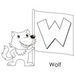 animal alphabet W