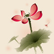 Oriental style Lotus
