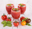 cold gazpacho soup