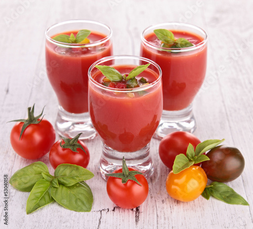 Photo: cold gazpacho soup cold gazpacho soup