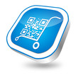 Vector: E-business, button blau E-business, button blau
