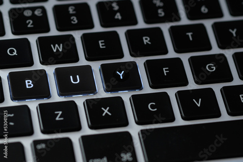 Photo: "Buy" on a keyboard "Buy" on a keyboard