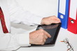 Buchung mit Tablet