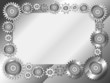 canvas print picture Gears background