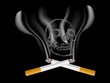 Cigarettes with skull