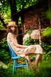 Foto: summer day in garden summer day in garden