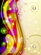 canvas print picture Fabulous background with ornaments