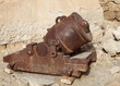 Old mortar gun