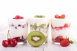 fruits yogurt