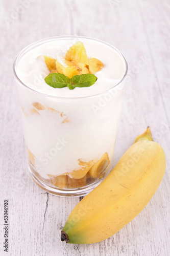 Photo: banana yogurt banana yogurt