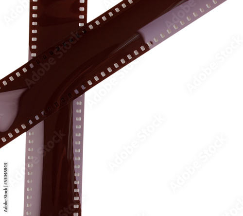 Photo: Photo film isolated on white Photo film isolated on white