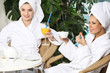 Friends in spa salon