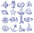 Vector: hand drawn boat and ship hand drawn boat and ship