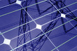 solar panel with pylon mirrored in it