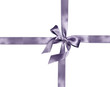 silver ribbon and bow