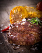 Delicious beef steak