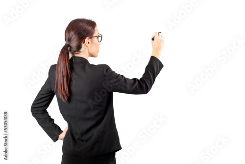Photo: femme qui ecrit femme qui ecrit
