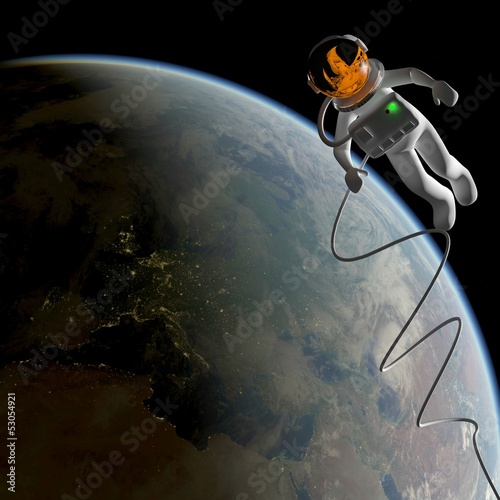 Illustration: astronaut astronaut