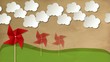 Video: Papier Papiermühle Vintage Wolken VIDEO Papier Papiermühle Vintage Wolken VIDEO