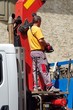 conducteur de camion-grue