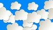 Vidéo : Cloud Cloud-Computing Rechnen in der Wolke Blau Cloud Cloud-Computing Rechnen in der Wolke Blau