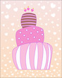 pink cake