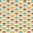 Geometric pattern of triangles