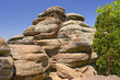 Sandstone bluffs on a Sunny Day
