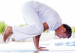 Foto: Man doing yoga Man doing yoga