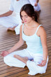 Yoga woman meditating