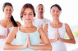 Group of people meditating